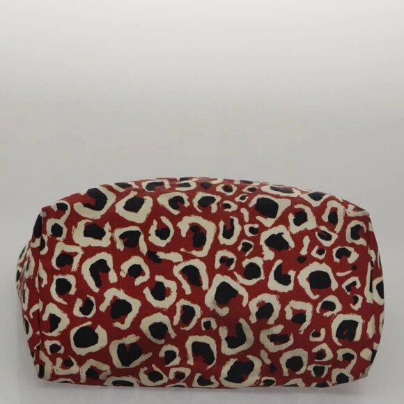 GUCCI Tote Bag Canvas White Red 282439 Auth 106058 - Picture 7 of 16